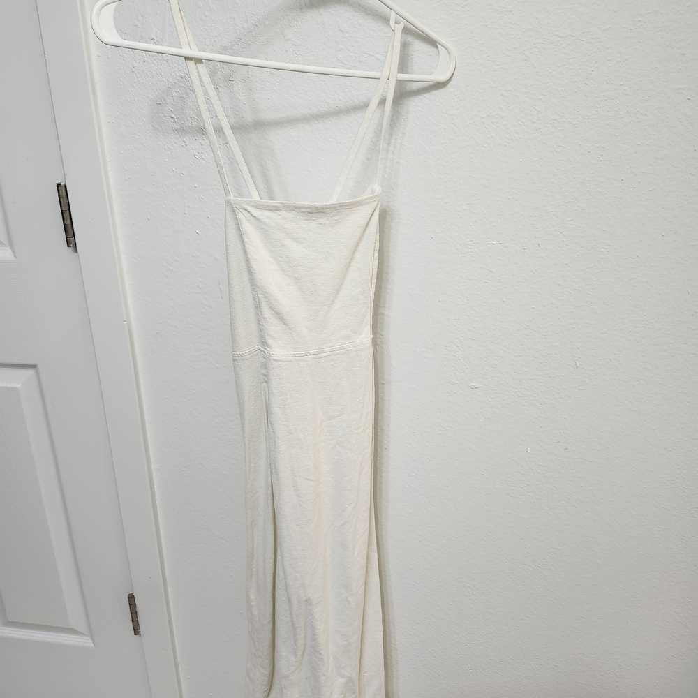 Strapless White Corset Dress